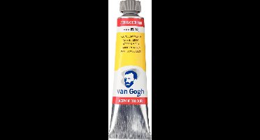 Van Gogh Acrylverf Geel - Acrylpaint - 269 Azogeel Midden - Acrylic Verf Paint - Acrylaatverf - Gele Hobbyverf - Watergedragen Verf - Sneldrogende Pigmentrijke Verf - 40ml