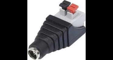 TRU COMPONENTS QT-DC2.1F Zwakstroomverbinder Bus, recht 5.5 mm 5.5 mm 2.1 mm 1 stuk(s)