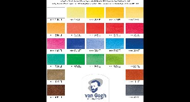 Aquarelverf - Kist - Van Gogh - 24 napjes