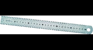 Het Melkmeisje MM722030 Maatlat - RVS - 300 x 13 x 0,5mm