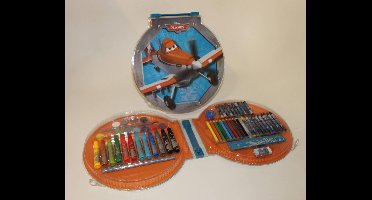 Disney Planes Kleurdoos 58pcs rond