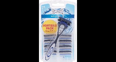 Wilkinson Scheerhouder Hydro 3 + 8 Mesjes - 1 Stuk