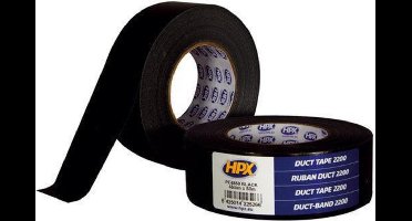 Profipack Duct-tape 2200 zwart - 50mm x 50m - per rol