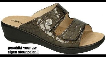 Rohde -Dames - brons - slippers & muiltjes - maat 41