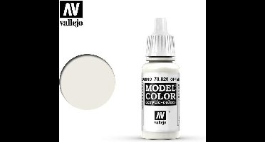 Vallejo Hobbyverf Acrylverf - 70820 Model Color Off White - Acryl Verf flesje - 17 ml