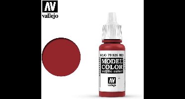 Vallejo Hobbyverf Acrylverf - 70926 Model Color Red - Acryl Verf flesje - 17 ml