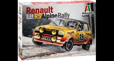 Italeri Modelbouwpakket Auto - 3652 Renault R5 Alpine Rally Plastic - 1:24 - Modelbouw