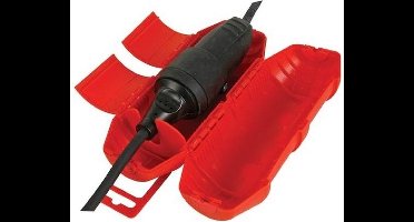 Perel Beschermhuls voor CEE-stekkerverbinding, IP44, polypropyleen, rood