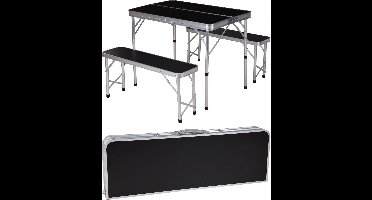 Generic Inklapbare Campingtafel met 2 banken - 90 x 60 x 70cm