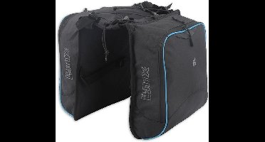 Dubbele Fietstas Joshua 20 liter - Zwart