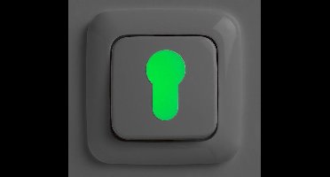 Deluxe Europrofiel Cilinder en Schakelaar Markering - Glow in the Dark