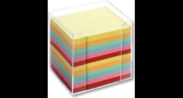 Memokubus + inhoud Folia - 9,5x9,5x9,5cm 700 vel gekleurd