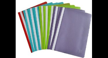 SOHO Snelhechters – Snelhechtmap – Snelbinders – Documentenmap – 10 stuks – Felle kleuren