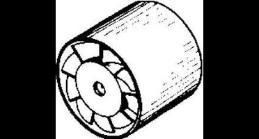 Wallair Buis inschuifventilator 230 V~ 12 W 20100255