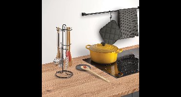 Tomado Metaltex Keukengerei houder 10 haken - 361133162 - Klaar voor gebruik