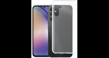 Just in Case hoesje geschikt voor Samsung Galaxy A54 Hoesje Siliconen - Flexibele Case - Transparant