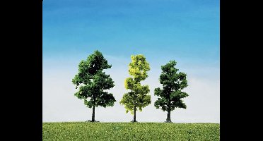 Faller - 15 Gemengde bomen - modelbouwsets, hobbybouwspeelgoed voor kinderen, modelverf en accessoires