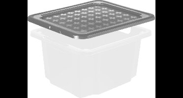 Rotho deksel voor stapelbak REVERSO 44x37 cm transparant