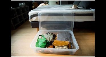 Power Tower ONDERBED GIGABOX 60 L met bi-directionele wielen