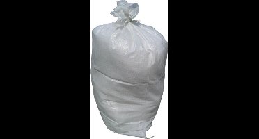 Kelfort Puinzak wit geweven 65 x 100cm 10 stuks (Prijs per pak)