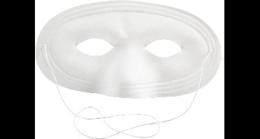 Creotime Half Masker 10 X 17,5 Cm Wit Kunststof