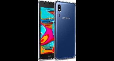 Hoesje Geschikt Voor Samsung Galaxy A2 Core Anti Shock Back hoesje - Transparant