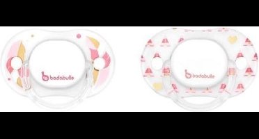 BADABULLE Set van 2 omkeerbare lollys 6 - 12 maanden