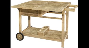 Decomeubel - Teak Serveerwagen Rochester