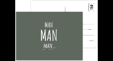 Man Man Man ansichtkaart