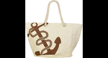 BECO Strandtas Anker - Beige