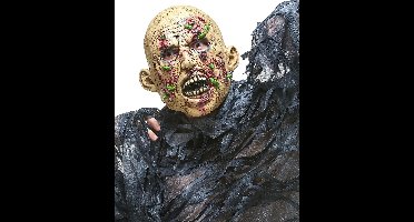 Vegaoo - Rottende zombie met maden masker voor volwassenen