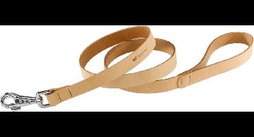 Ferplast Natural Hondenriem - Leder - Beige - Breedte 10 mm - Lengte 120 cm