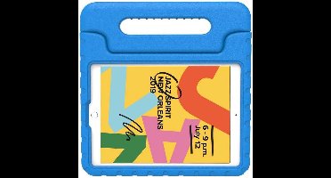 Just in Case tablet Hoes Kinderen geschikt voor iPad 9e generatie (2021) 10.2 inch / 8e generatie (2020) 10.2 inch / 7e generatie (2019) 10.2 inch - Kinderhoes Tablet Classic - Blauw