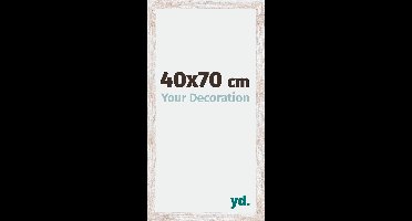 Your Decoration - Fotolijst 40x70 cm - MDF - White Wash - Catania