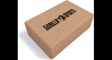 Gorilla Sports Yogablok - Yoga blok - Kurk