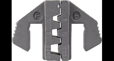 TOOLCRAFT PLE-0F Krimpinzetstuk Adereindhulzen 6 tot 16 mm² Geschikt voor merk:TOOLCRAFT PZ-500