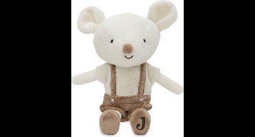 Jollein - Knuffel Mouse - Bowie - 32cm - Zachte Knuffel Muis