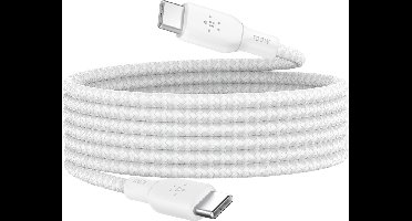 Belkin Boost Charge Braided - USB-C naar USB-C - 2m - Wit