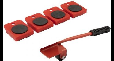 Meubelverplaatser 5-delig 150 kg - TOPGEAR