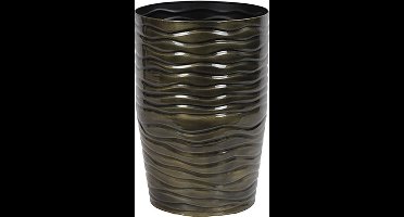 Countryfield Vaas Jeske metaal L28B28H42,5CM antiek messing