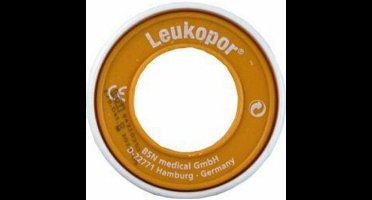 Leukopor Zeer Gevoelige Huid - 5 m x 1.25 cm - Pleisters