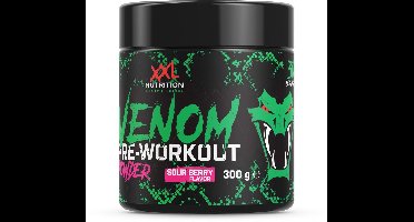 XXL Nutrition Venom Pre Powder - Sour Berry - 30 Doseringen