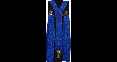 Tom Glitterbretels Elastaan Blauw One-size