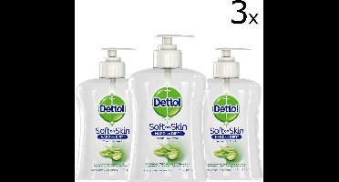 Dettol Handzeep - Verzachtend - Aloe Vera- 250ml x3