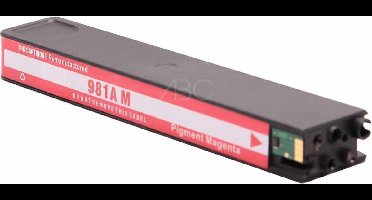 ABC huismerk inkt cartridge geschikt voor HP 981X magenta voor HP Pagewide Enterprise Color 550 Series 556dn 556dna 556xh 556xha HP Pagewide Enterprise Flow MFP 580 586 586dn 586dna 586f 586fda 586z 586z