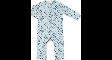 Trixie Onesie Blue Meadow Lang Katoen Lichtblauw Maat 50/56