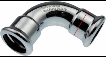 VSH XPRESS STAALVERZINKT Fitting met 2 aansluitingen