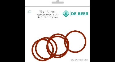 De Beer fiberring 30x38x2 mm 1-1/4" - verpakking à 5 stuks - 150930988