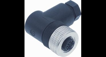 Hirschmann 933 172-100-1 Sensor/actuator connector, niet geassembleerd M12 Aantal polen (sensoren): 4 Bus, haaks 1 stuk