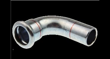 Vsh Xpress bocht 90 graden 15x15 mm pers x spie c1411 staalverzinkt